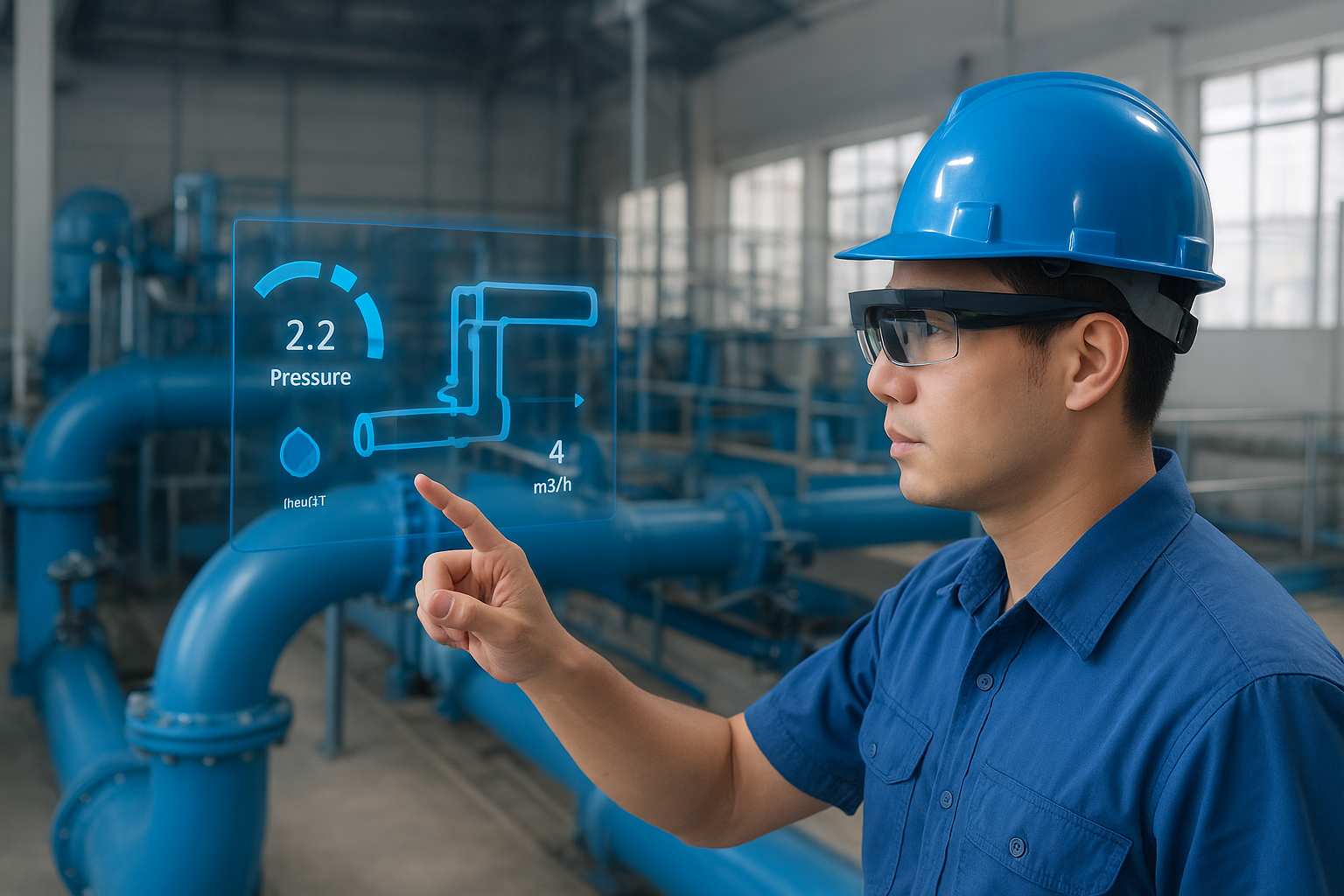 AR巡检，AR管网可视化，AR，AR技术，AR远程协助，AR巡检系统，水务AR巡检