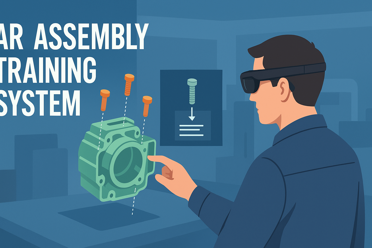 AR装配，AR眼镜装配系统，AR装配培训，AR装配系统，AR装配平台，工业AR装配培训