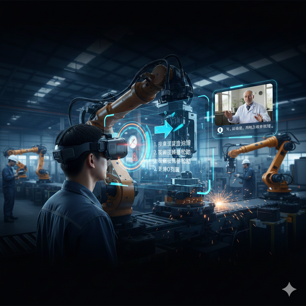 AR,AR技术,AR远程培训指导,AR远程培训