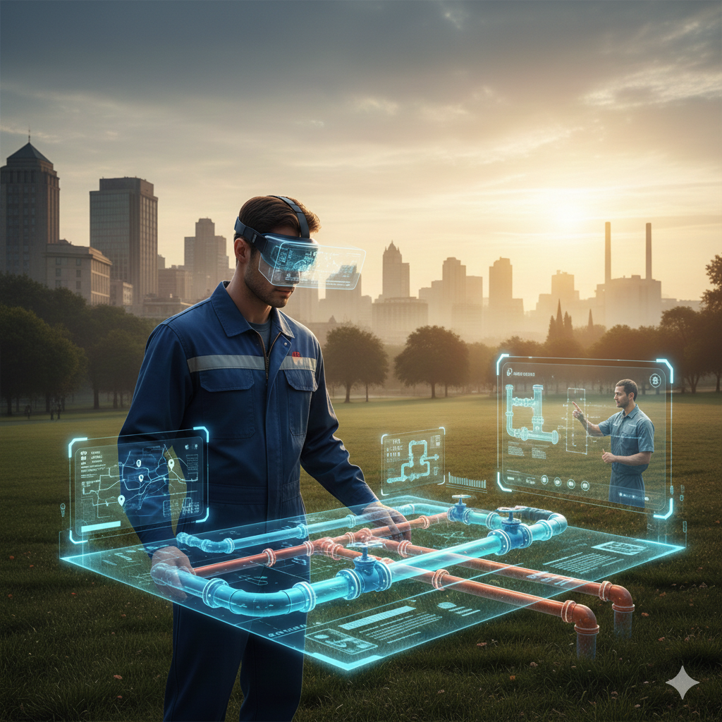 AR巡检,水务AR巡检,水务AR可视化巡检