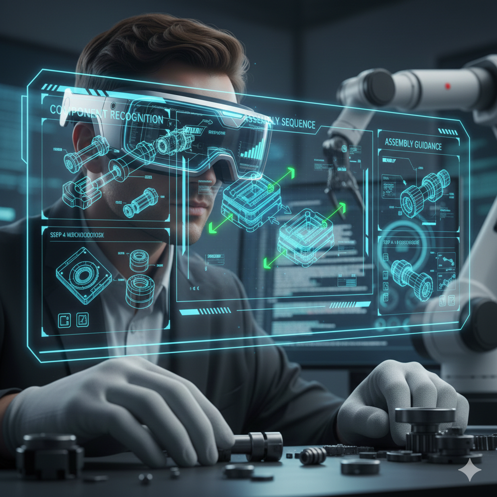 AR装配，AR装配可视化，航天发动机AR装配，高端制造AR装配，军工AR装配