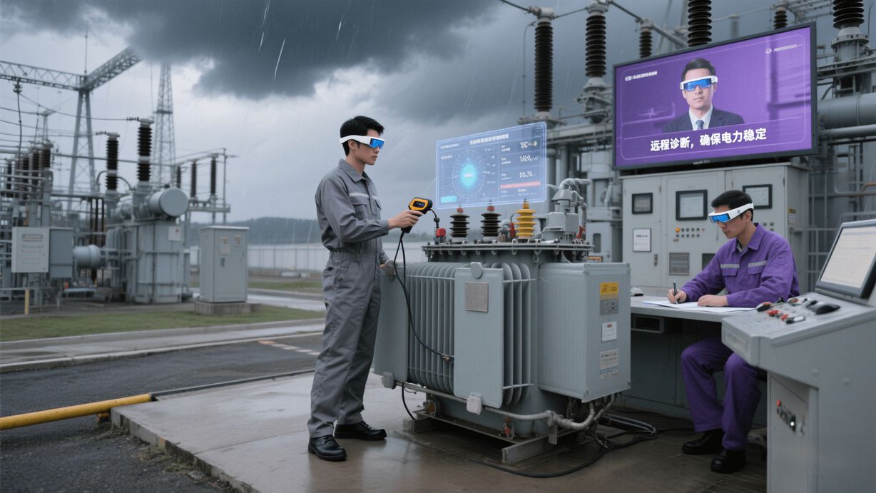 AR远程协助，AR巡检，AI AR应用，电力巡检，工业AR远程协助，AR软件本地化部署