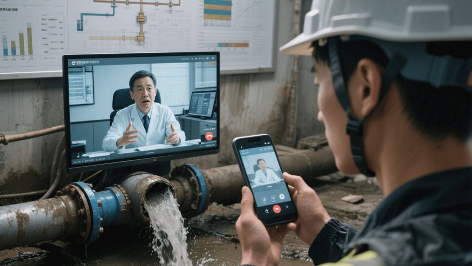 AR管网管道巡检，AR远程协助，AR监测预警，水务点检巡检，水务智能化运维