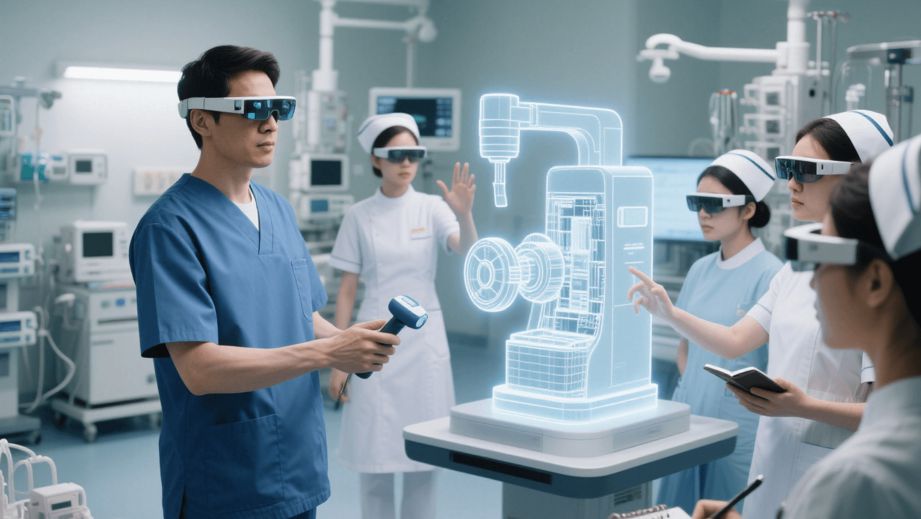 医疗AR远程指导，AR手术模拟，AR远程会诊，医疗设备培训，医疗AR康复训练